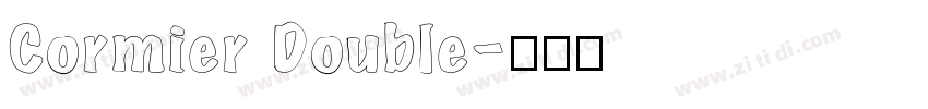 Cormier Double字体转换